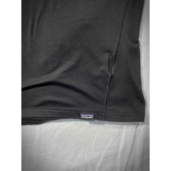 Patagonia Capilene Baselayer Girls L12 Black Long Sleeve - Picture 2 of 6